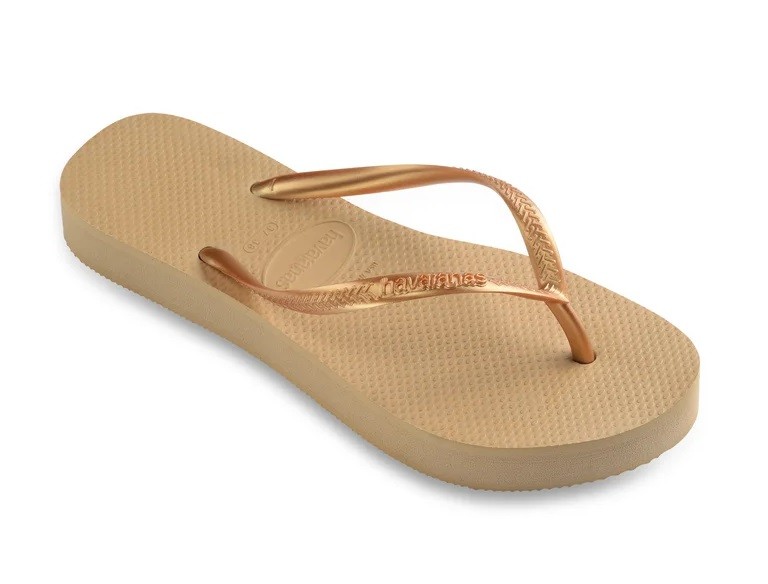 HAVAIANAS SLIM FLATFORM - GOLDEN