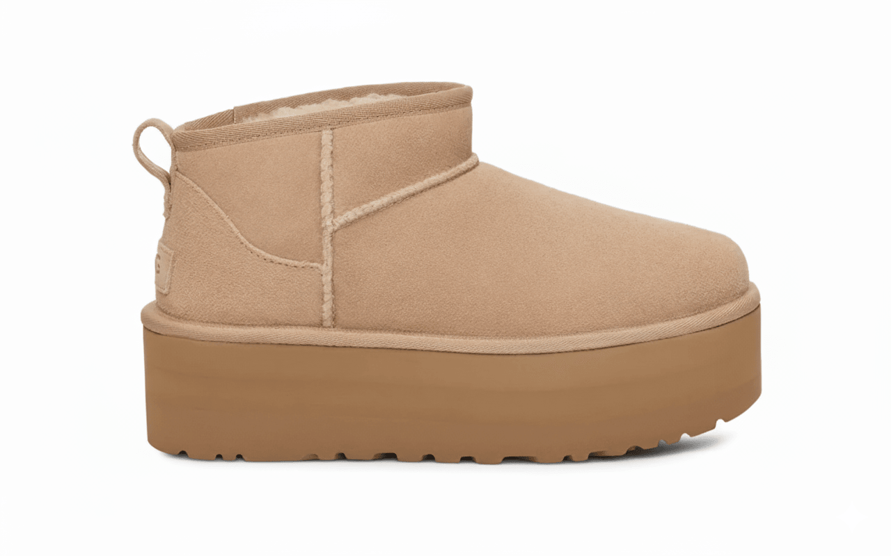 UGG W CLASSIC ULTRA MINI PLATFORM - SAND
