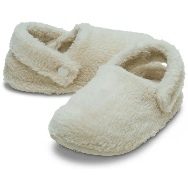 CROCS CLASSIC COZZZY SLIPPER T - STUCCO