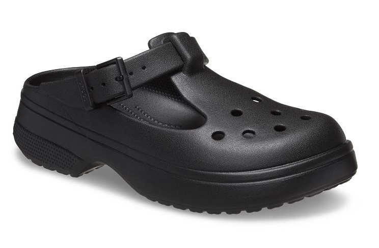 CROCS CLASSIC MARY JANE CLOGS - BLACK