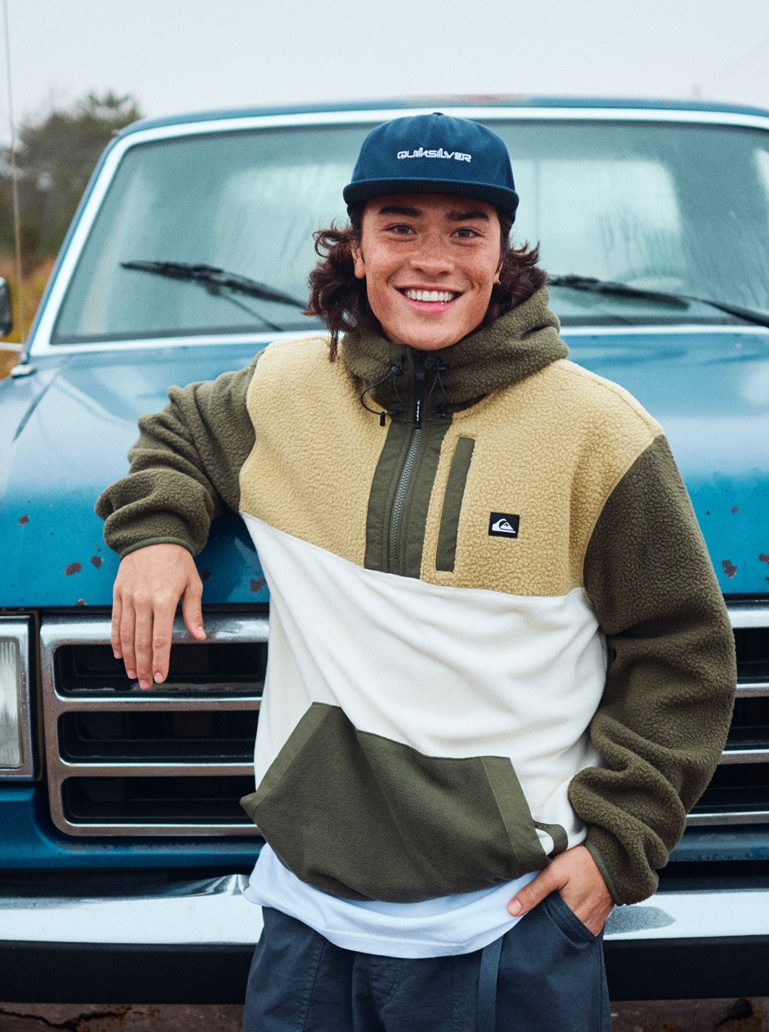 QUIKSILVER OCEAN VIEW MIX UP HOODY