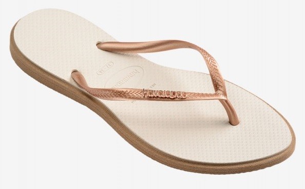 HAVAIANAS SLIM POINT - BEIGE