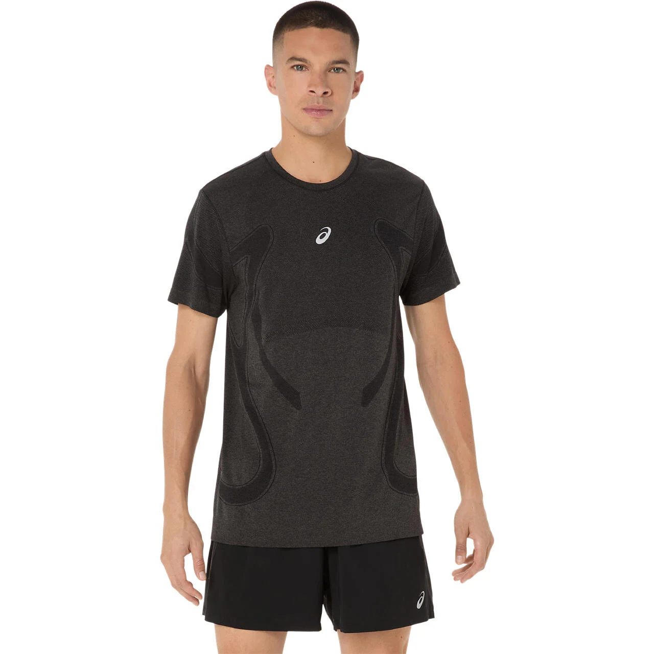 ASICS ROAD SEAMLESS SS TOP - BLACK
