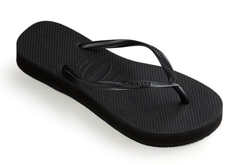 HAVAIANAS SLIM FLATFORM - BLACK