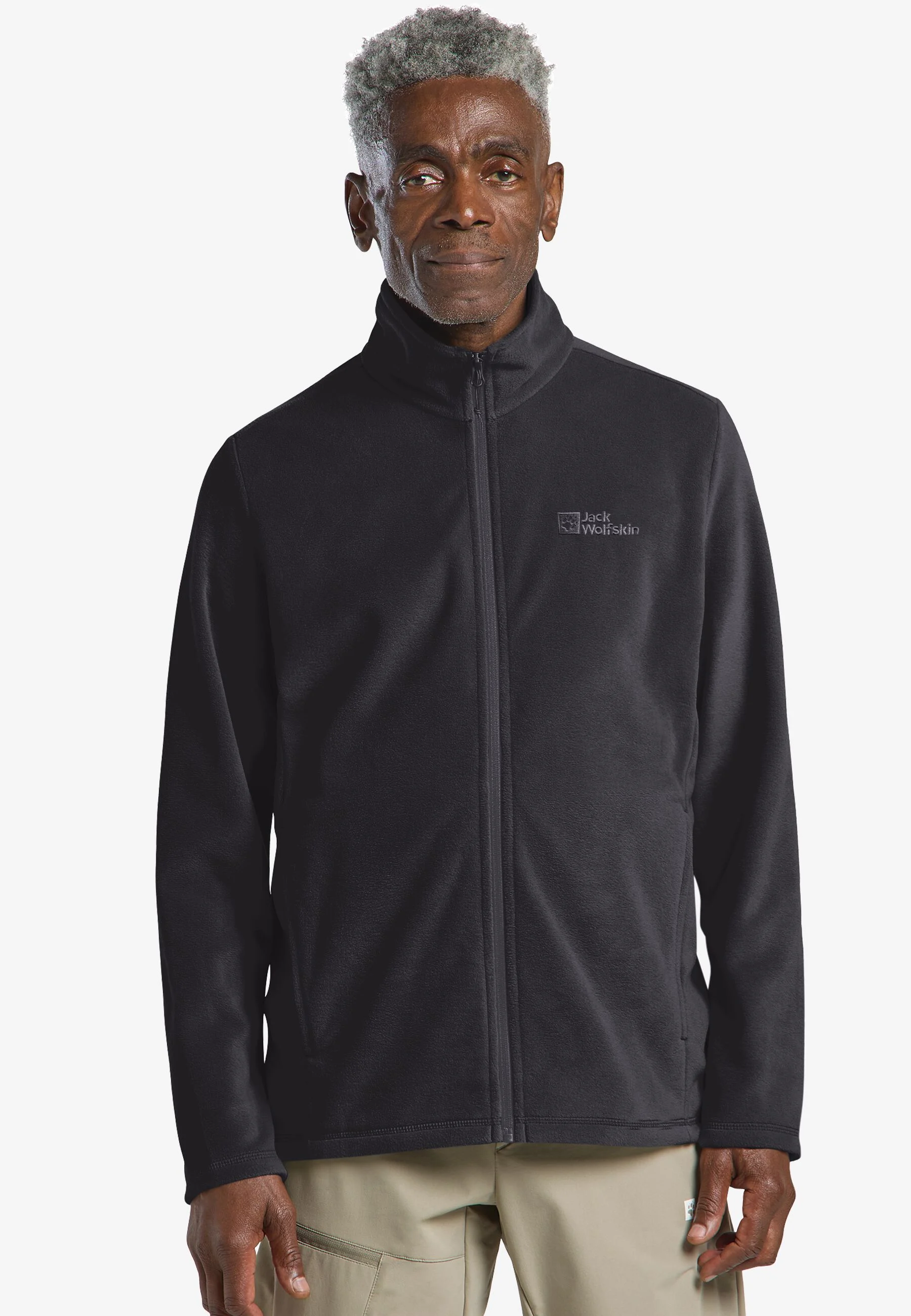 JACK WOLFSKIN TAUNUS FZ M - BLACK