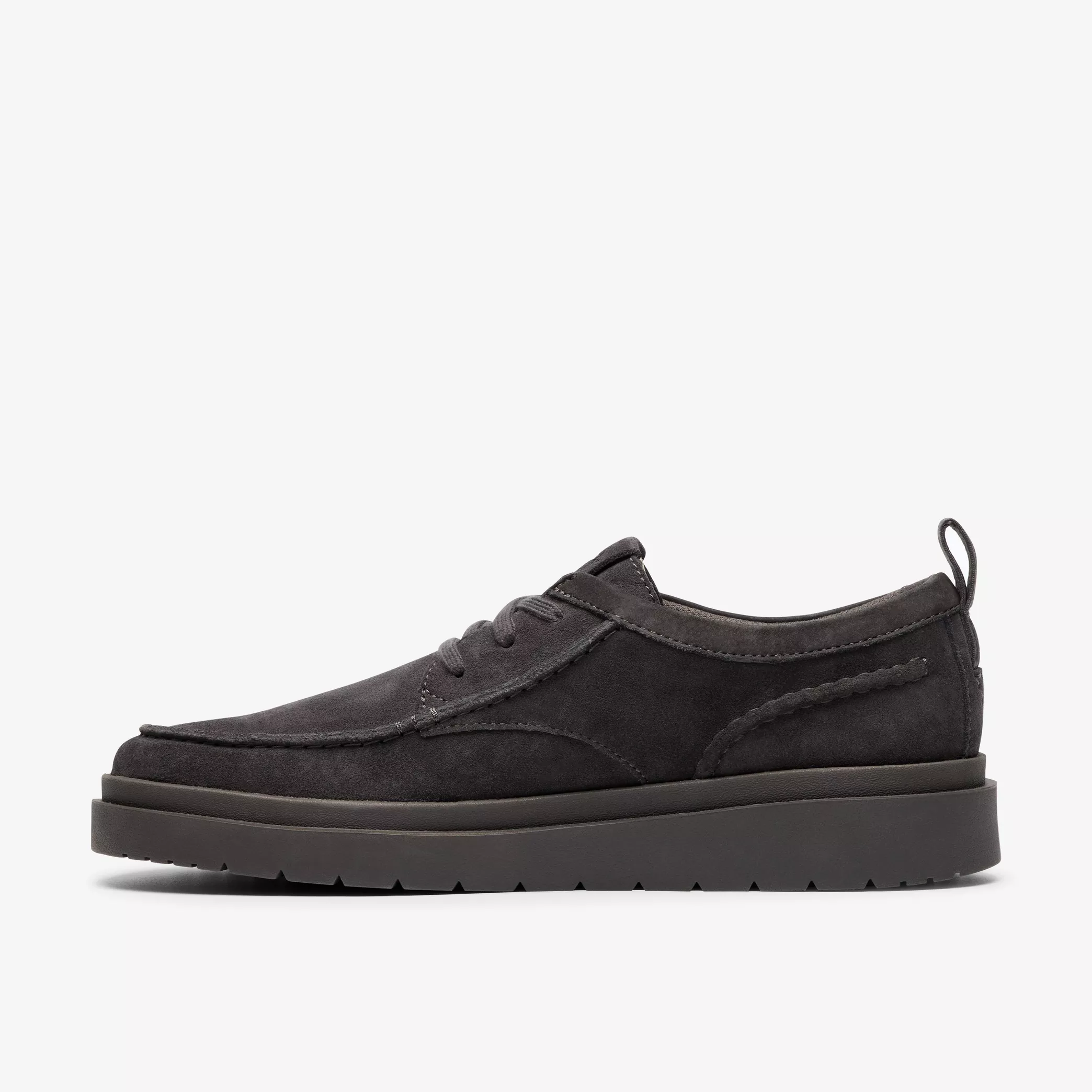 CLARKS POLDEN MOC SUEDE