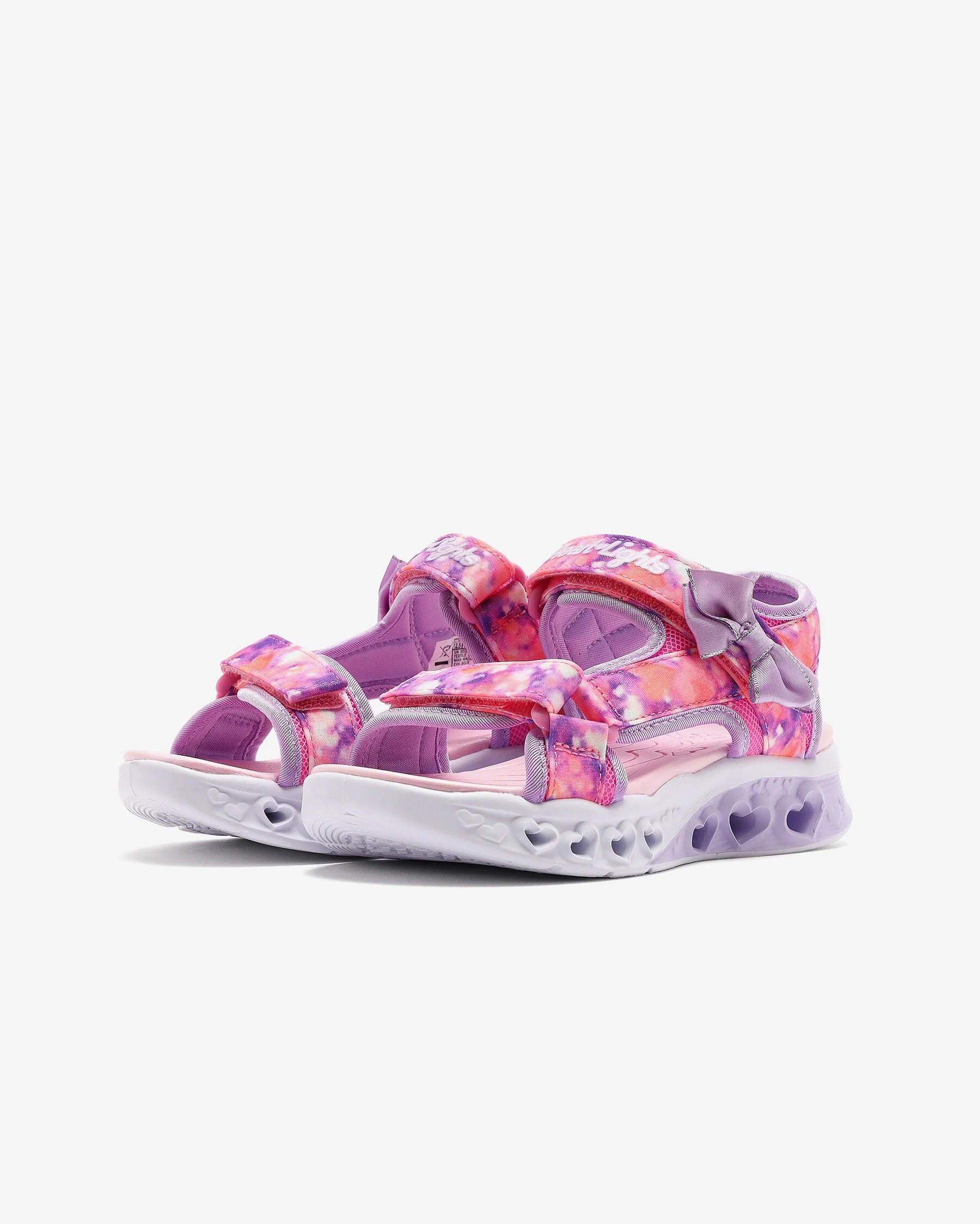 SKECHERS FLUTTER HEARTS SANDAL - PINK LAVENDER