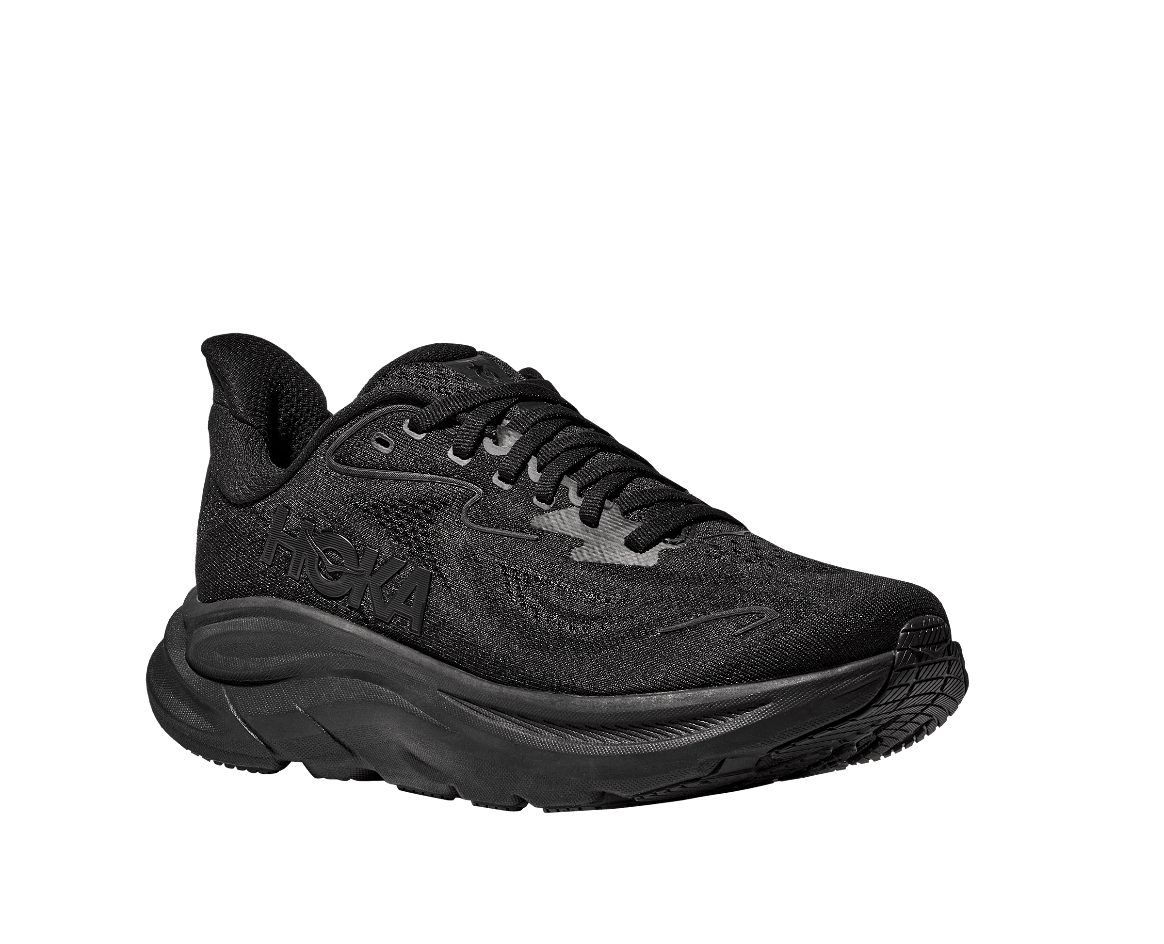 HOKA CLIFTON 10 - BLACK/BLACK