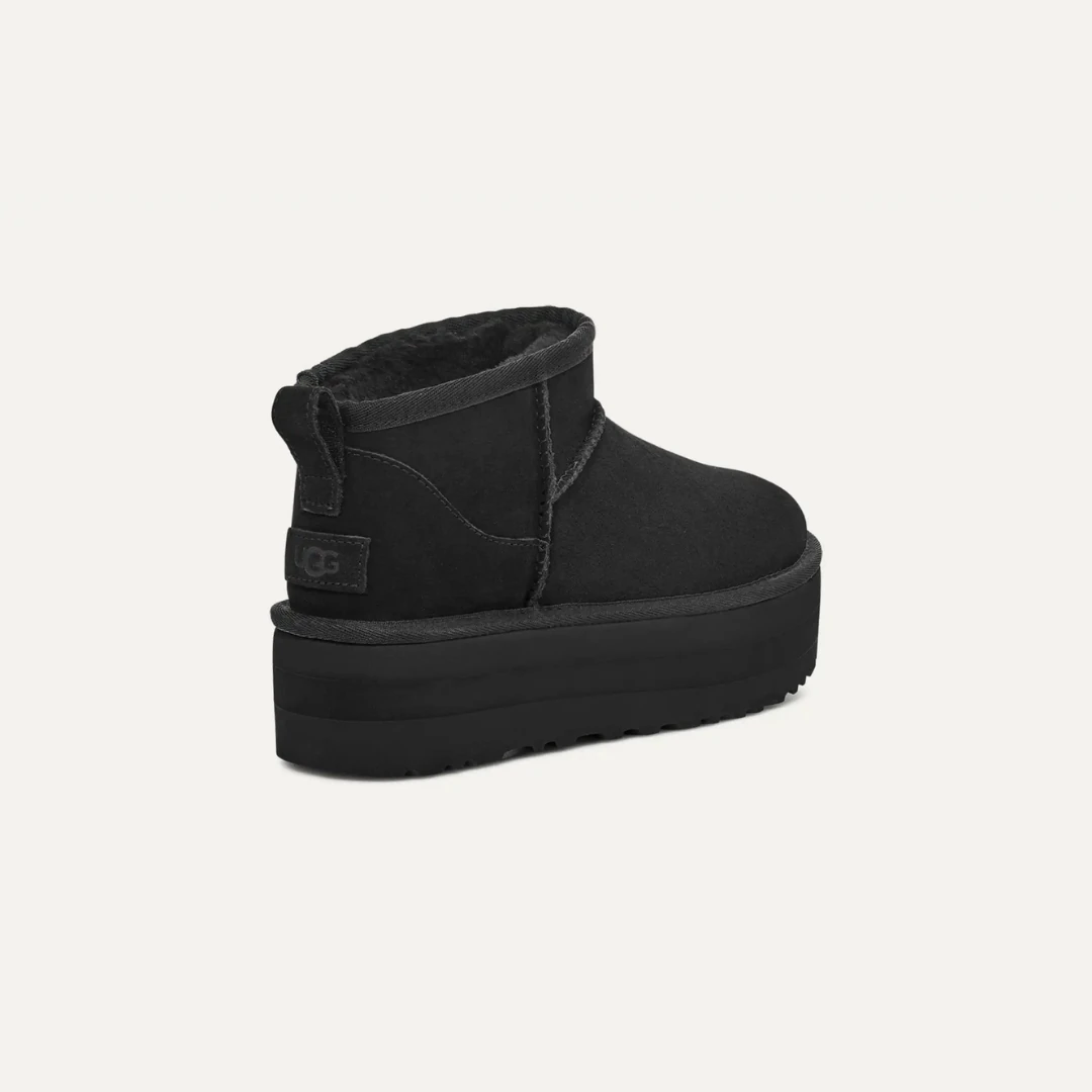 UGG W CLASSIC ULTRA MINI PLATFORM - BLACK