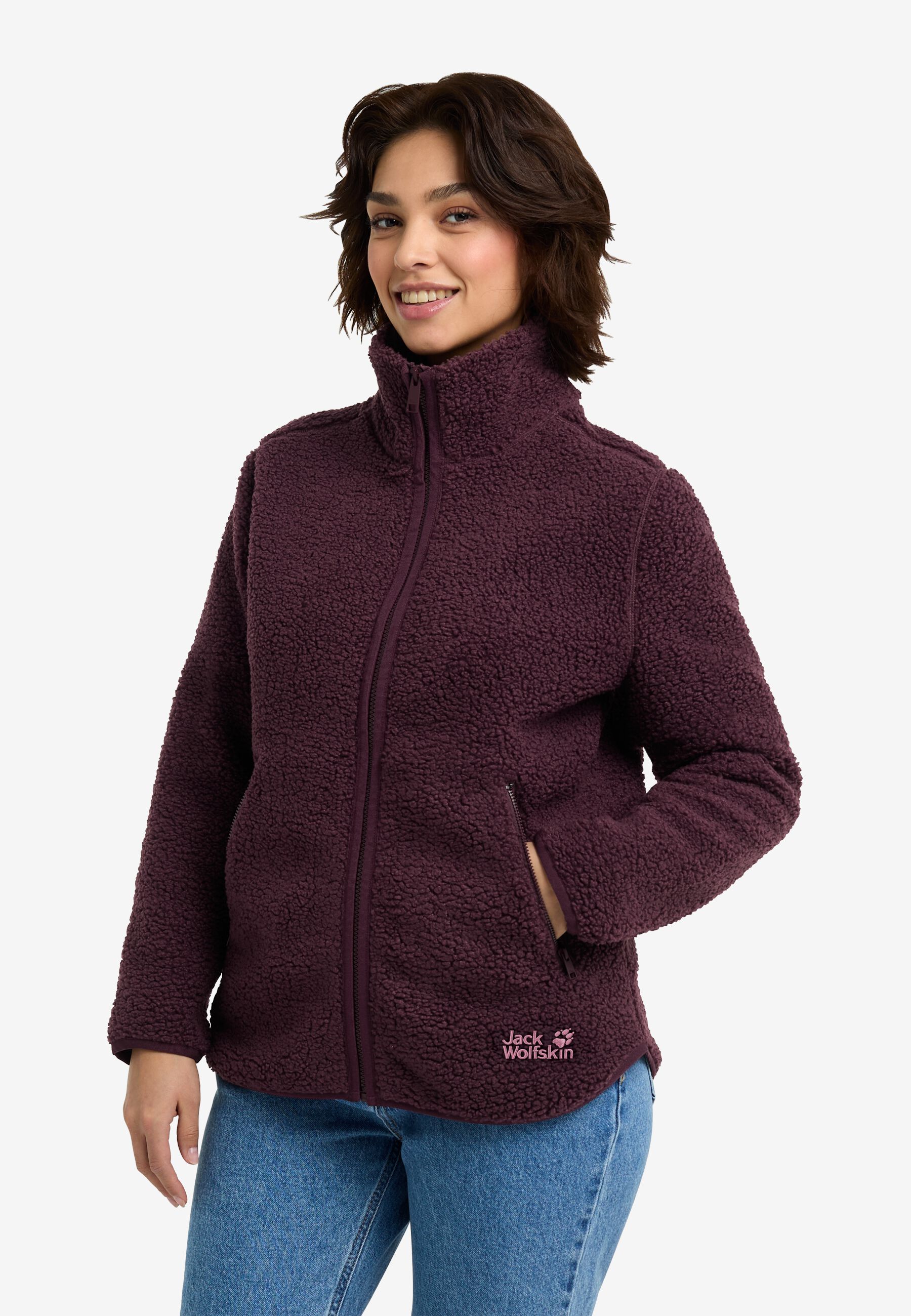 JACK WOLFSKIN HIGH CURL JKT W - AMARANTH