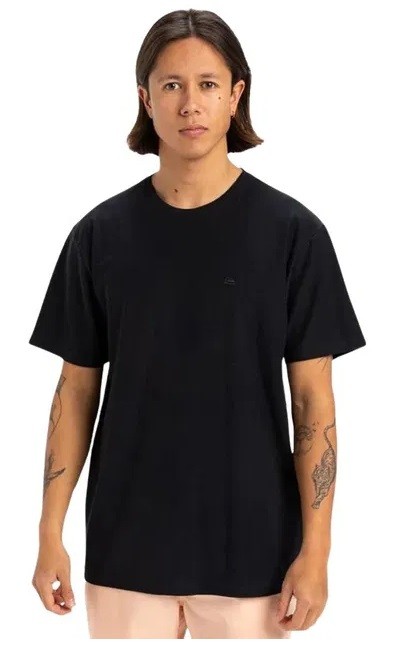 QUIKSILVER SLUB ROUNDNECK - BLACK