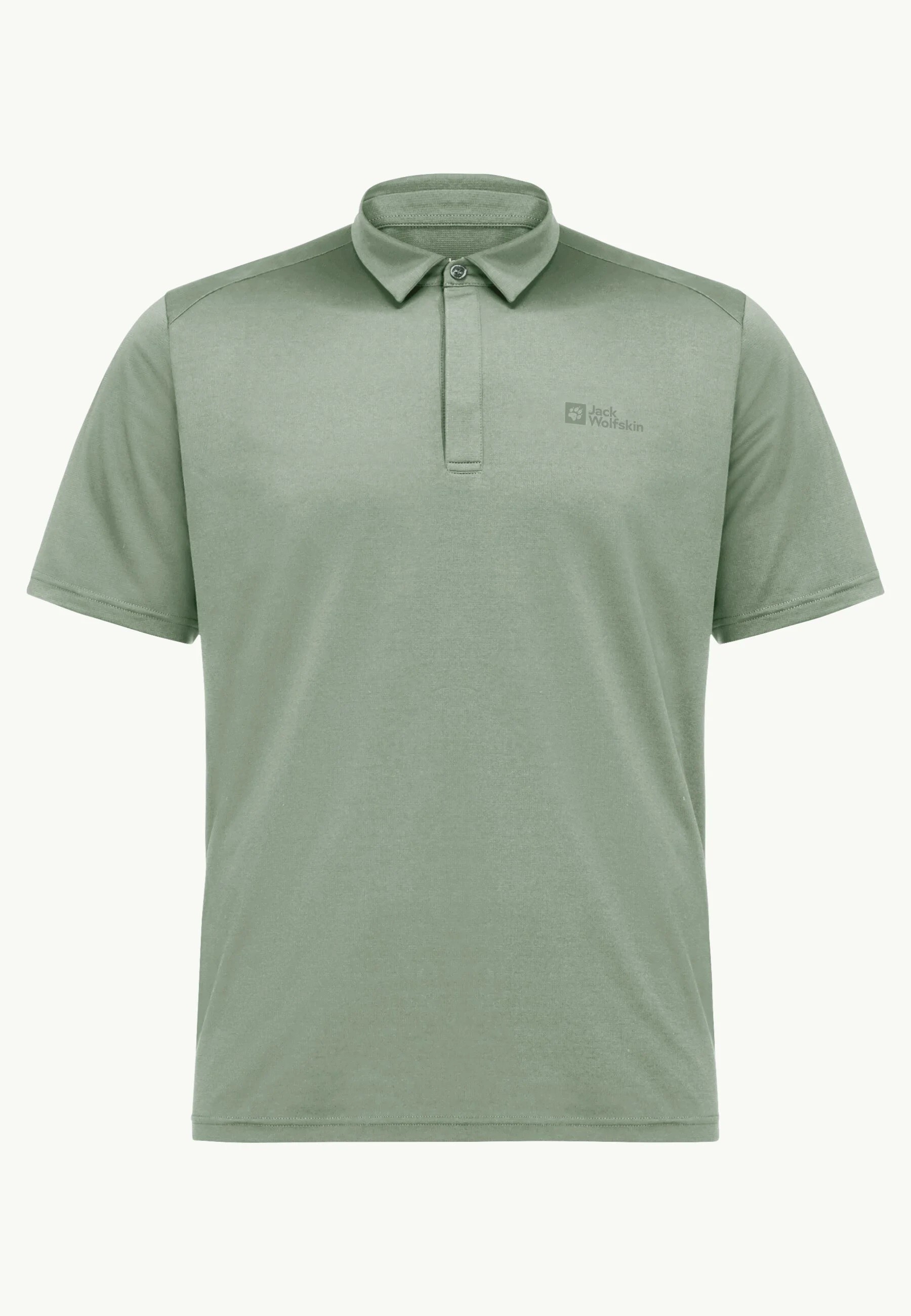 JACK WOLFSKIN DELGAMI POLO M - EUCALYPTUS