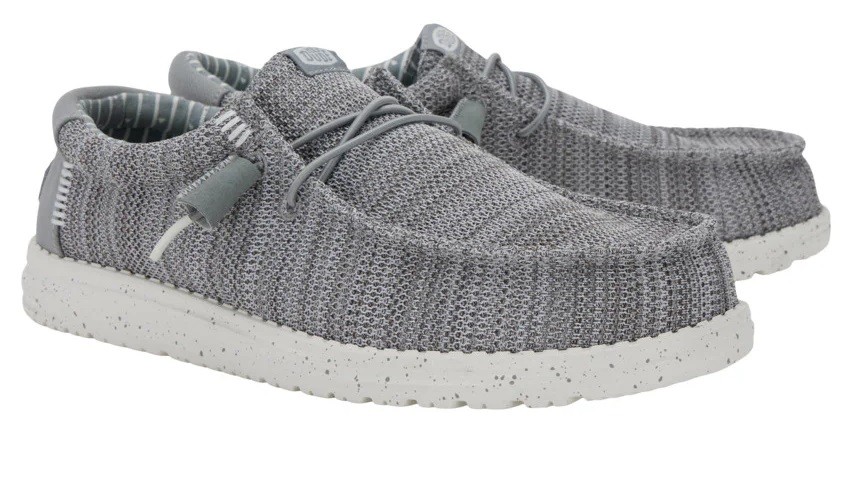 HEY DUDE WALLY STRETCH SOX - GREY