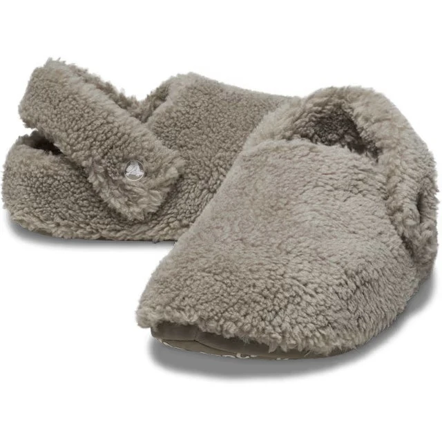 CROCS CLASSIC COZZY SLIPPER - MUSHROOM