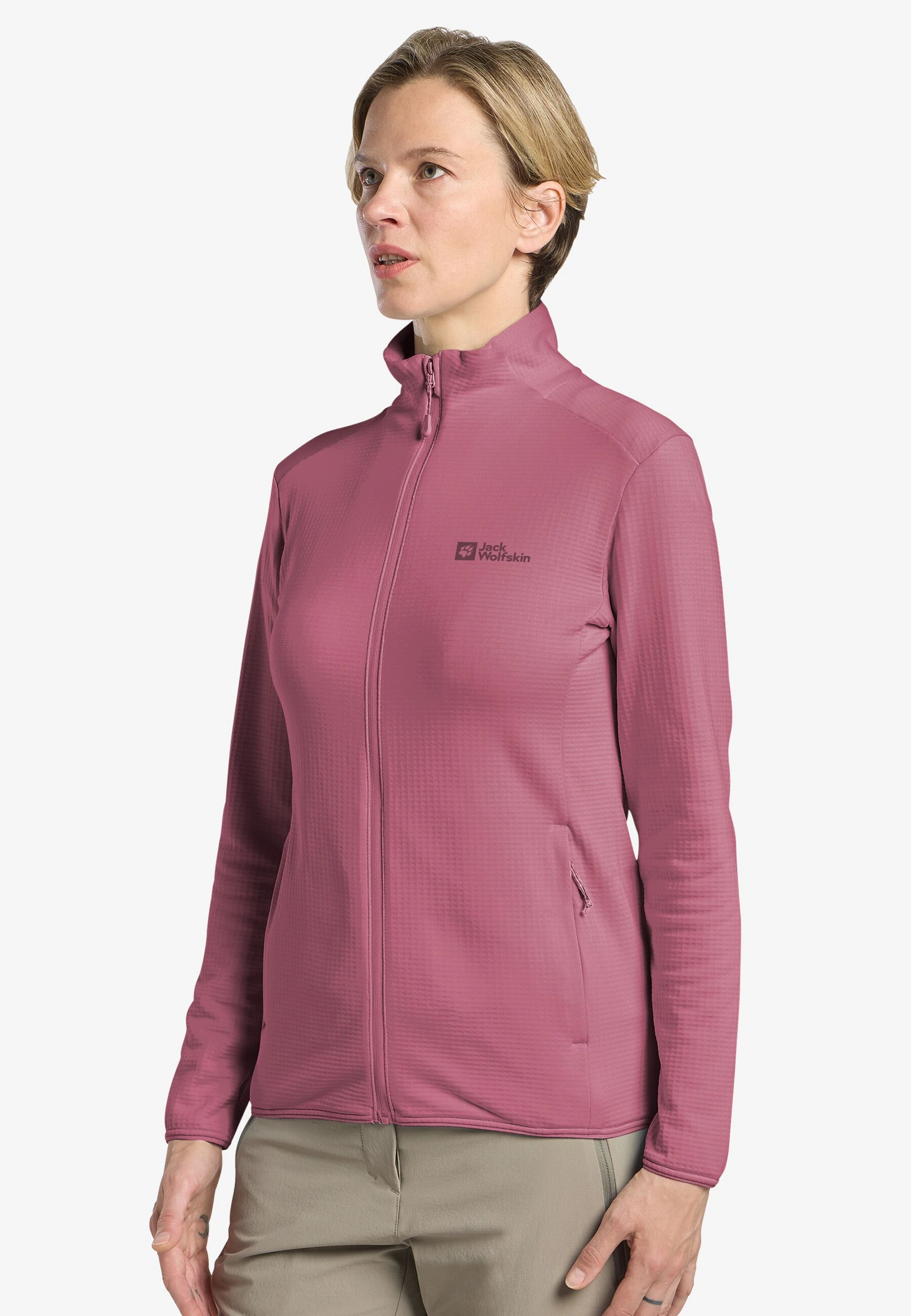 JACK WOLFSKIN KOLBENBERG FZ W - RAISIN