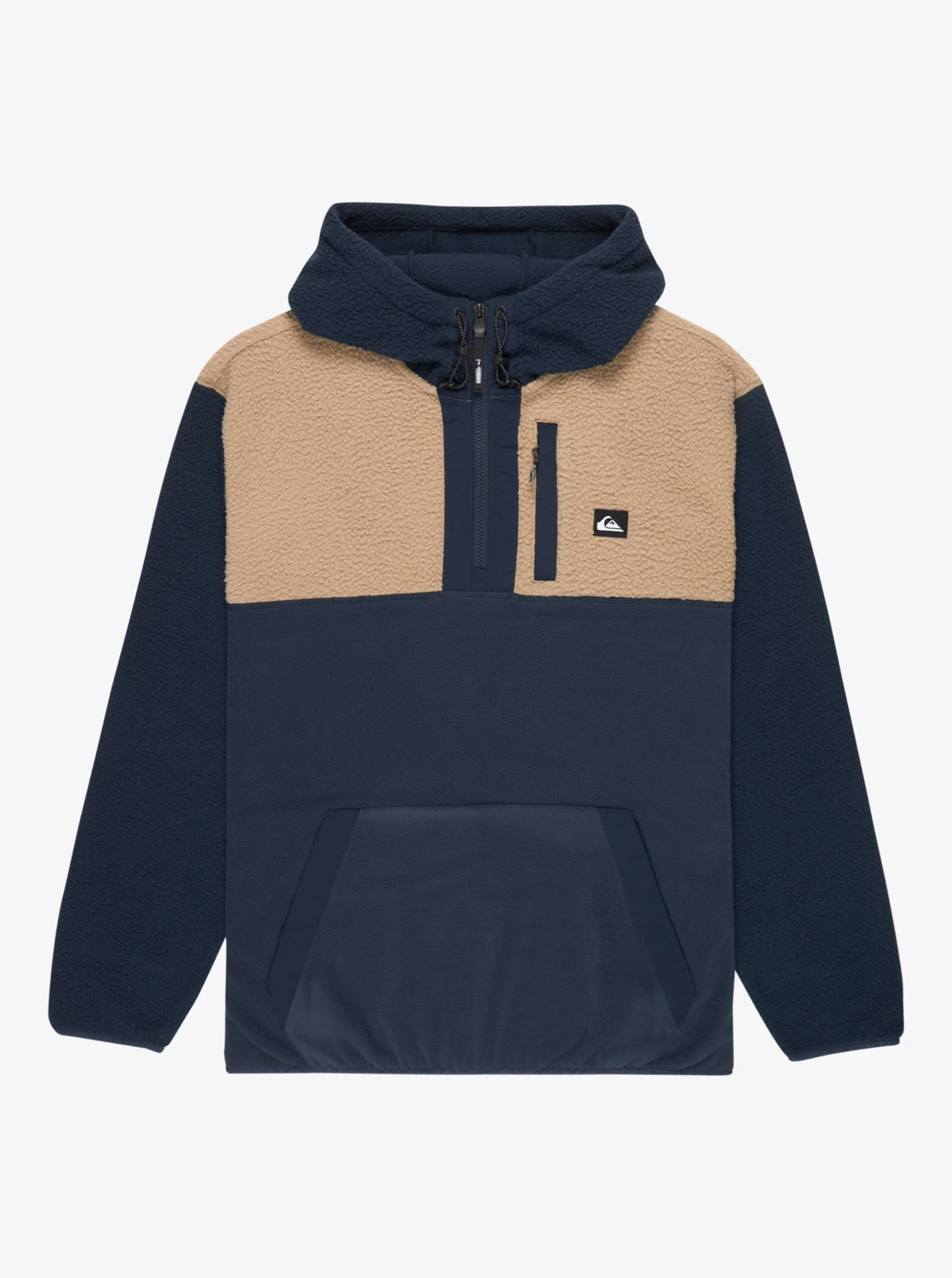 QUIKSILVER OCEAN VIEW MIX UP HOODY - DARK NAVY