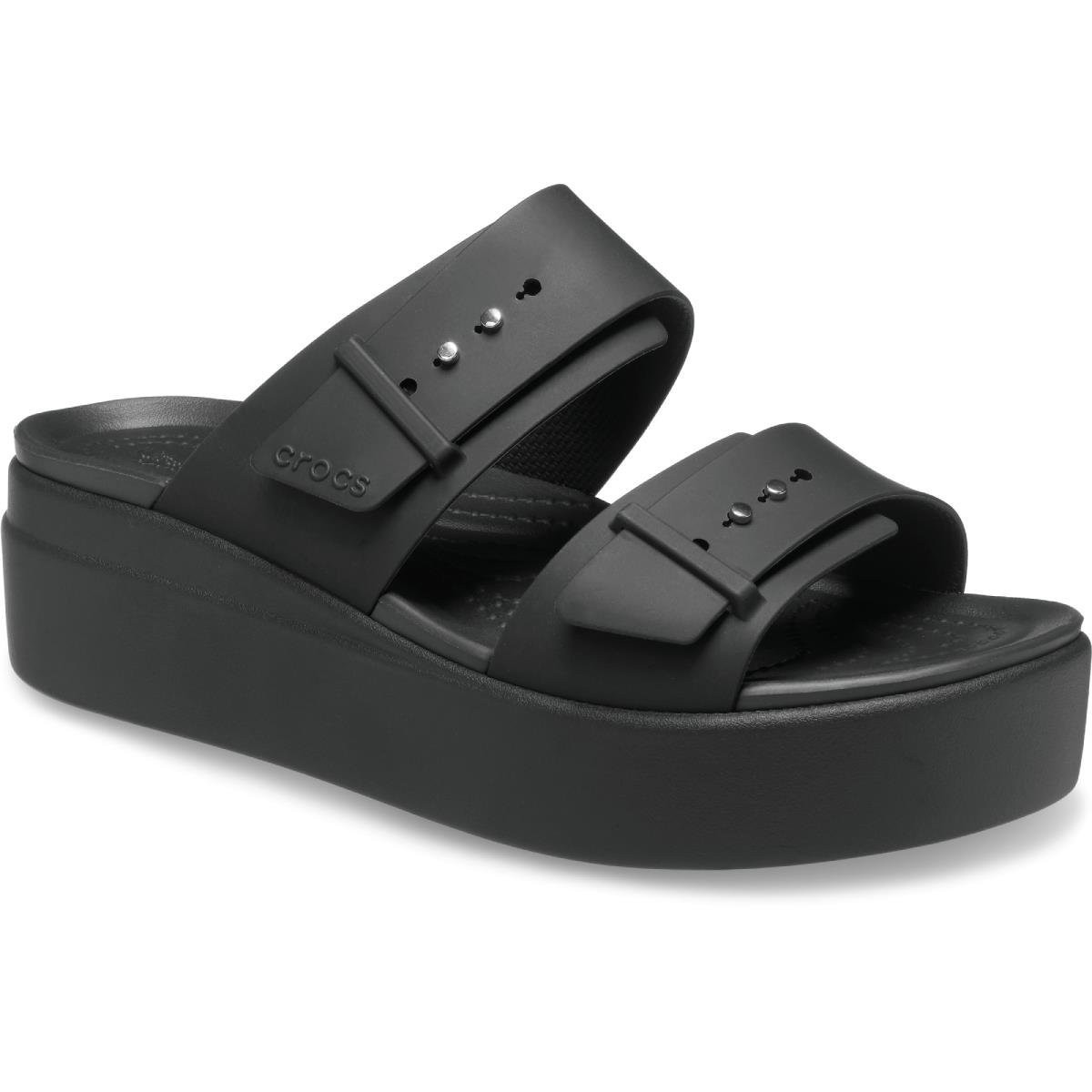 CROCS BROOKLYN BUCKLE LOW - BLACK