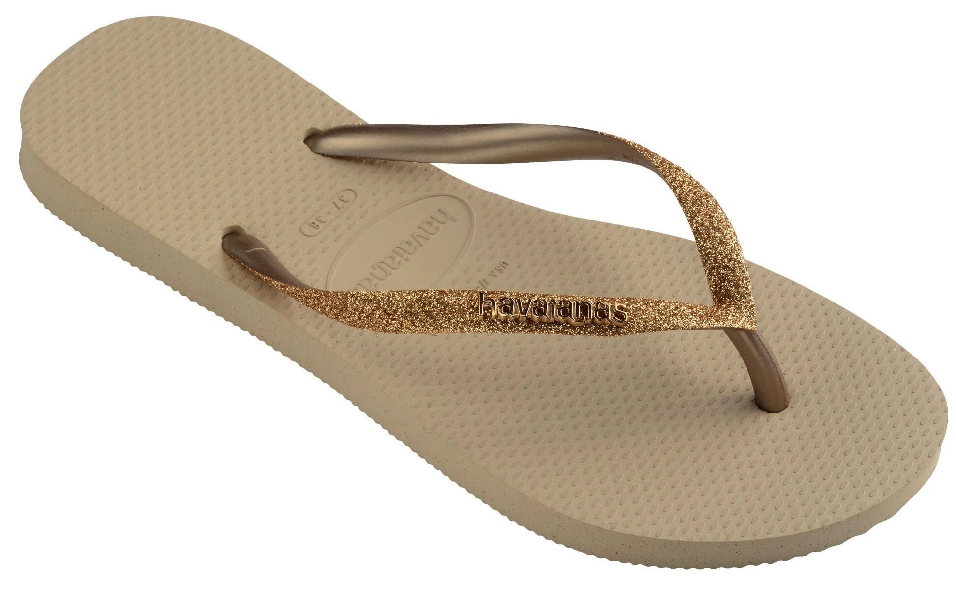 HAVAIANAS SLIM GLITTER II - SAND