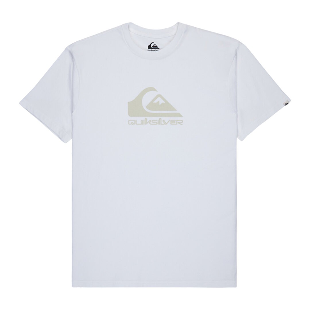 QUIKSILVER EV COMP LOGO SS - WHITE