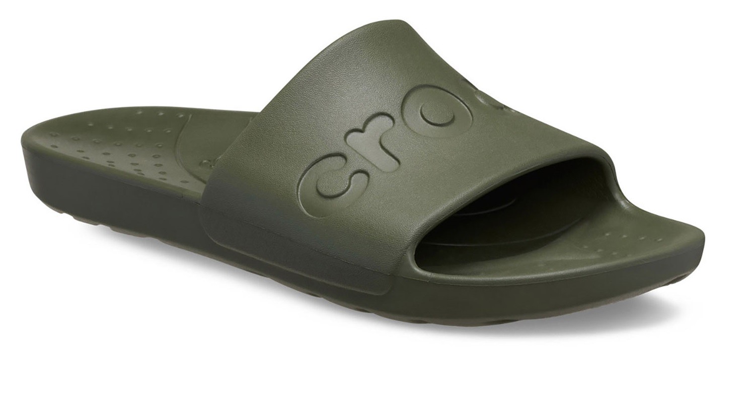 CROCS SLIDE - ARMY GREEN