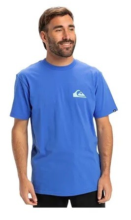 QUIKSILVER EV MINI LOGO SS - NEBULA BLUE