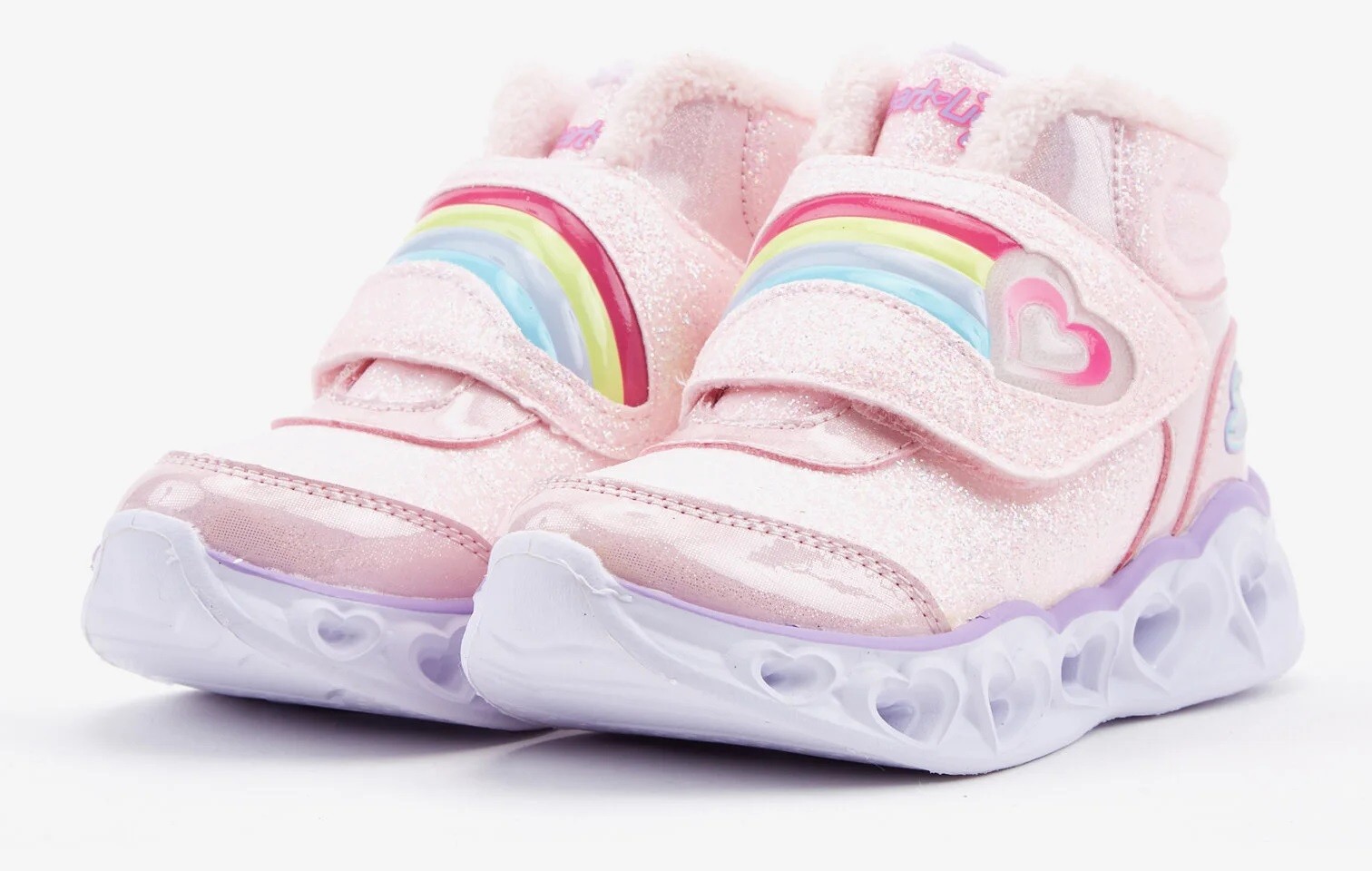 SKECHERS HEART LIGHSTS - BRILLIANT RAINBOW