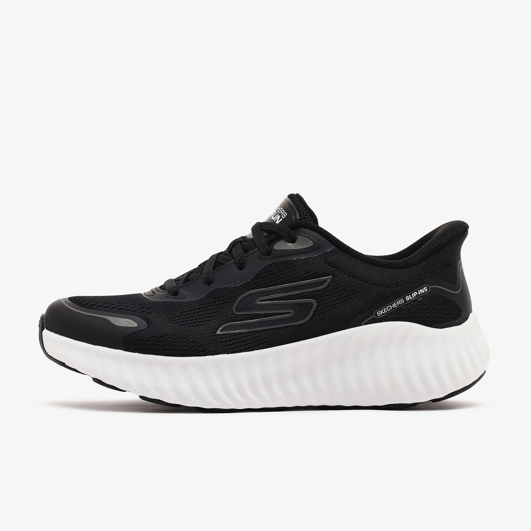 SKECHERS GO RUN NOW REGENT - BLACK WHITE