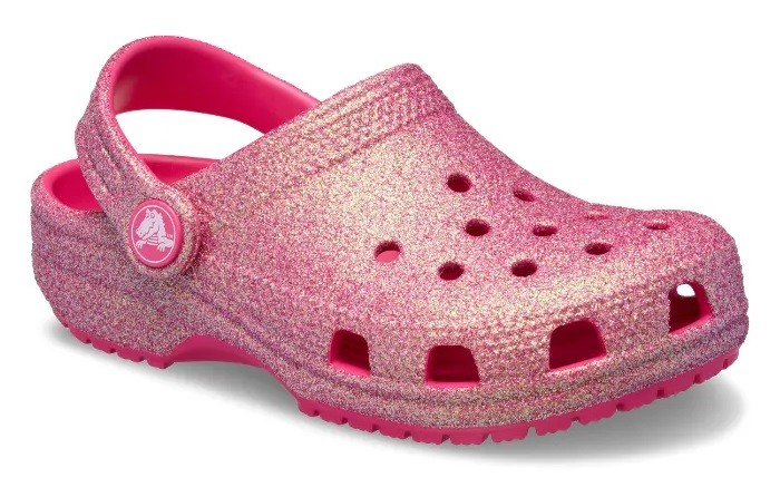 CROCS IRIDESCENT GLITTER CLOG T - DRAGON FRUIT