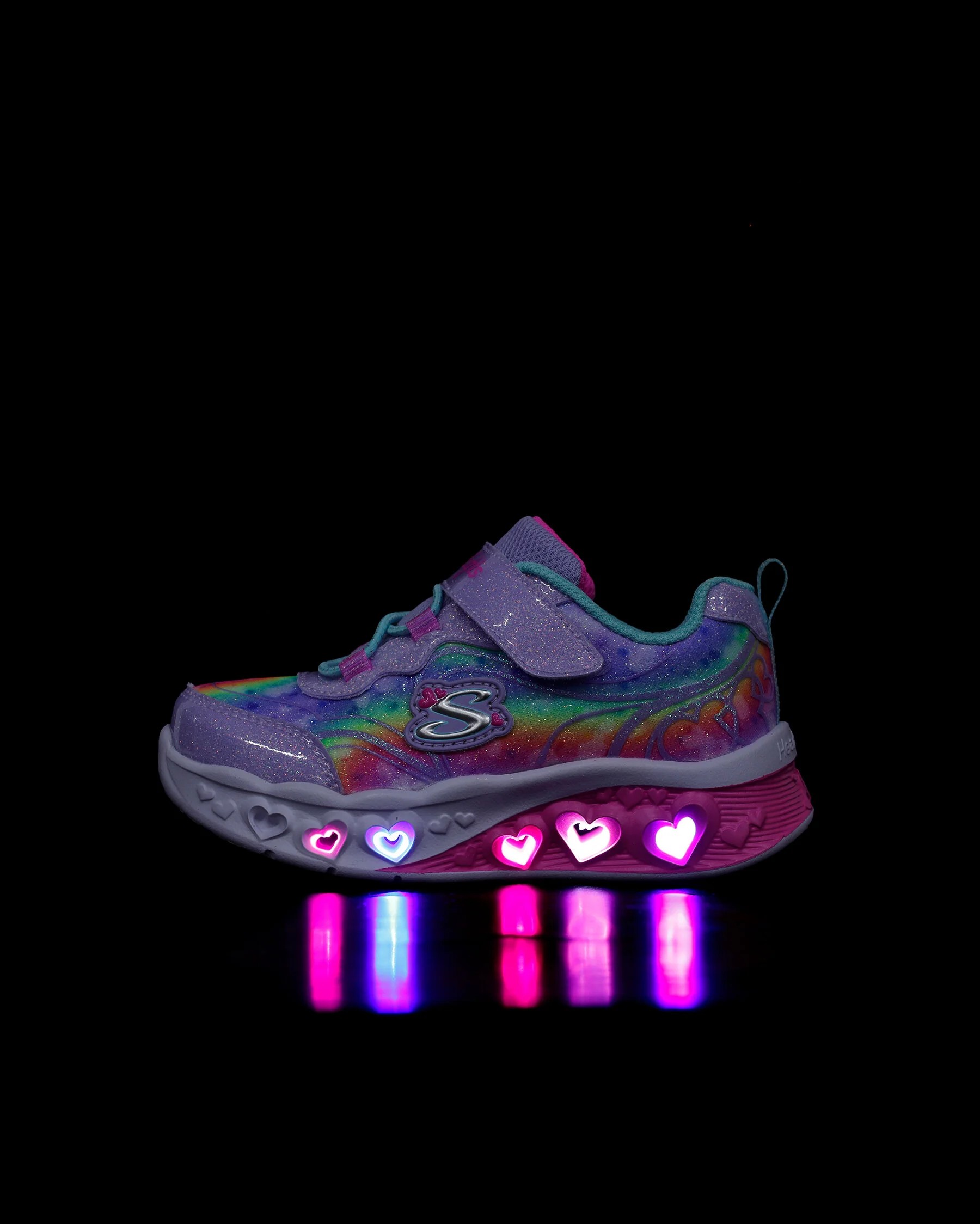 SKECHERS FLUTTER HEART LIGHTS - GROOVY SWIRL