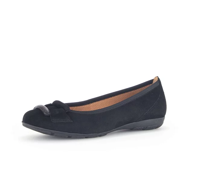 GABOR 74.166.17 - BLACK SUEDE
