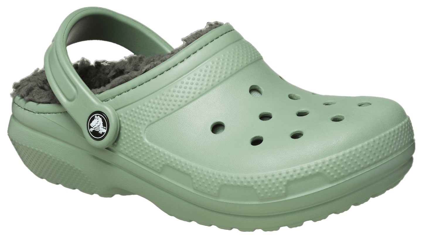 CROCS  CLASSIC LINED CLOG - MOSS GREEN