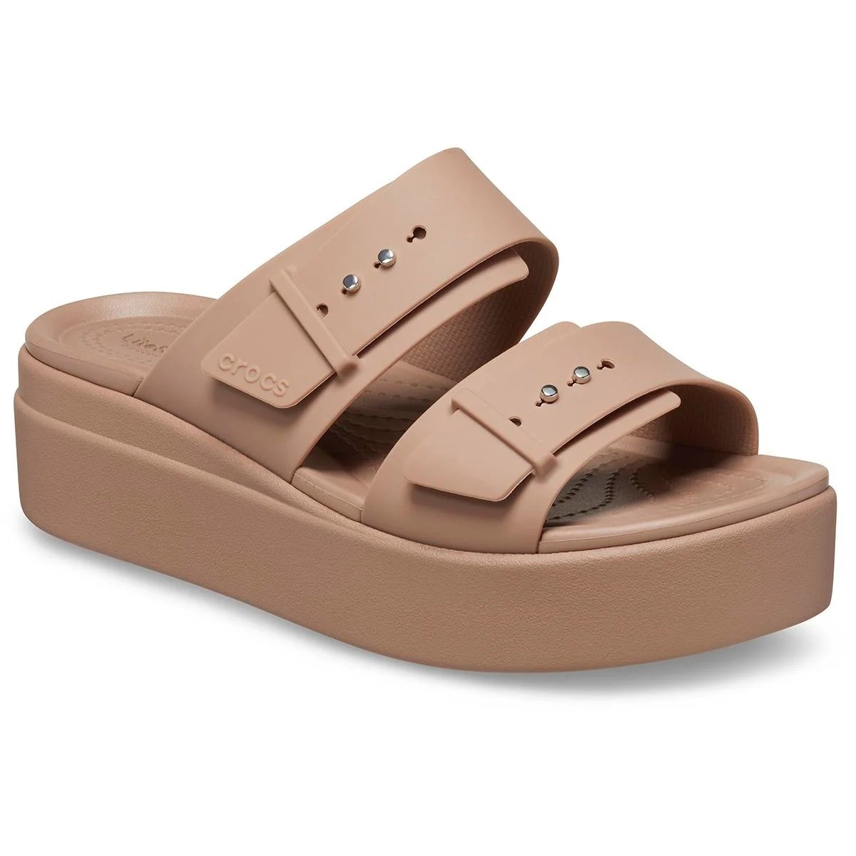 CROCS BROOKLYN BUCKLE LOW - LATTE
