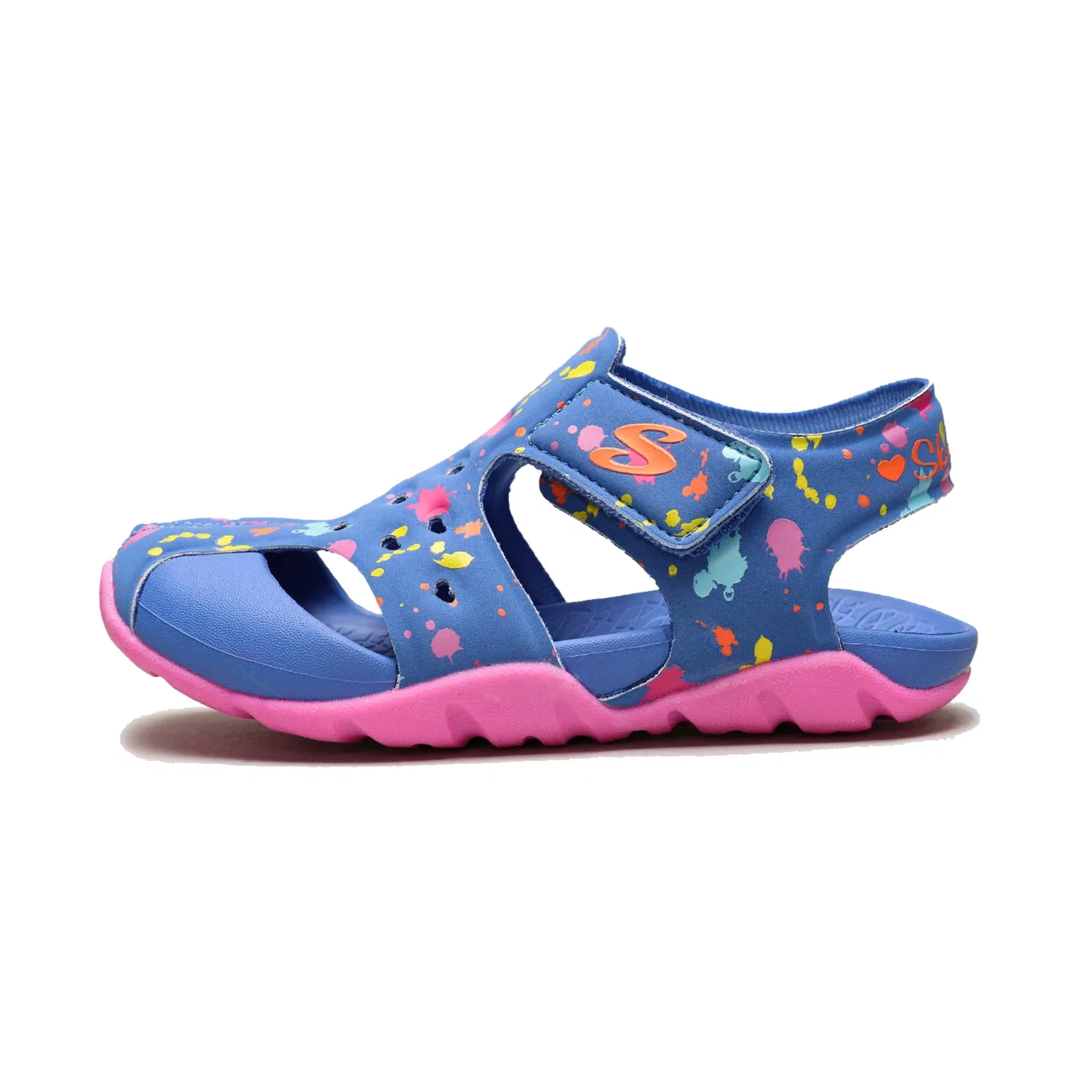 SKECHERS SIDE WAVE - BLUE PINK