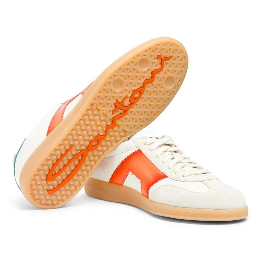 SANTONI DBS-OLYMPIC - WHITE ORANGE