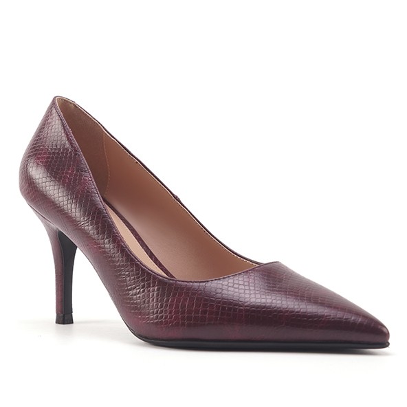 NINE WEST RIAH3 5PR - BURGUNDY