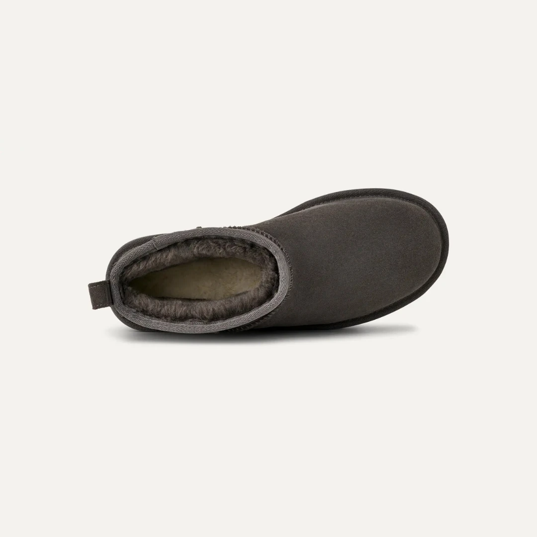 UGG W CLASSIC ULTRA MINI PLATFORM - CHARCOAL