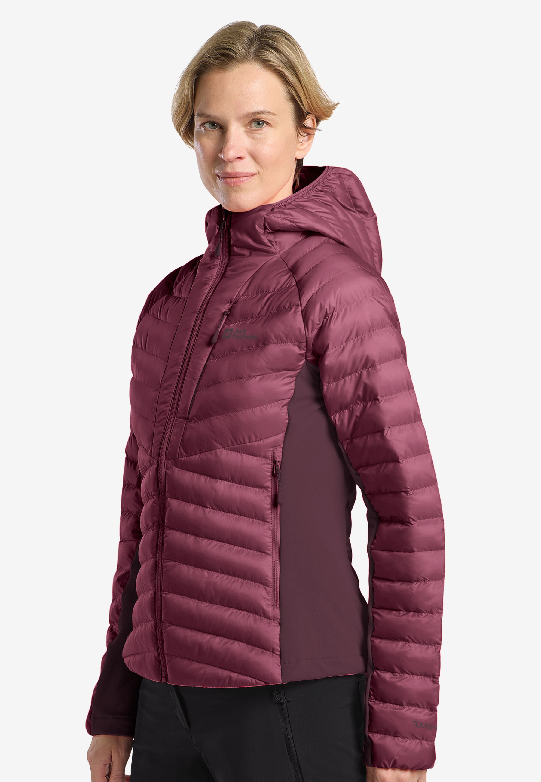 JACK WOLFSKIN ROUTEBURN PRO INS JKT W - RAISIN