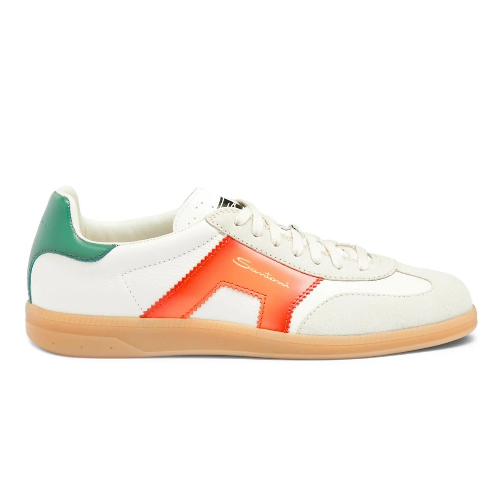 SANTONI DBS-OLYMPIC - WHITE ORANGE