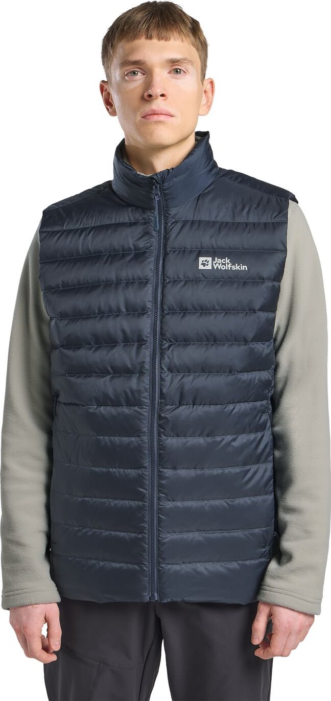 JACK WOLFSKIN PILVI DOWN VEST M RDS - MIDNIGHT
