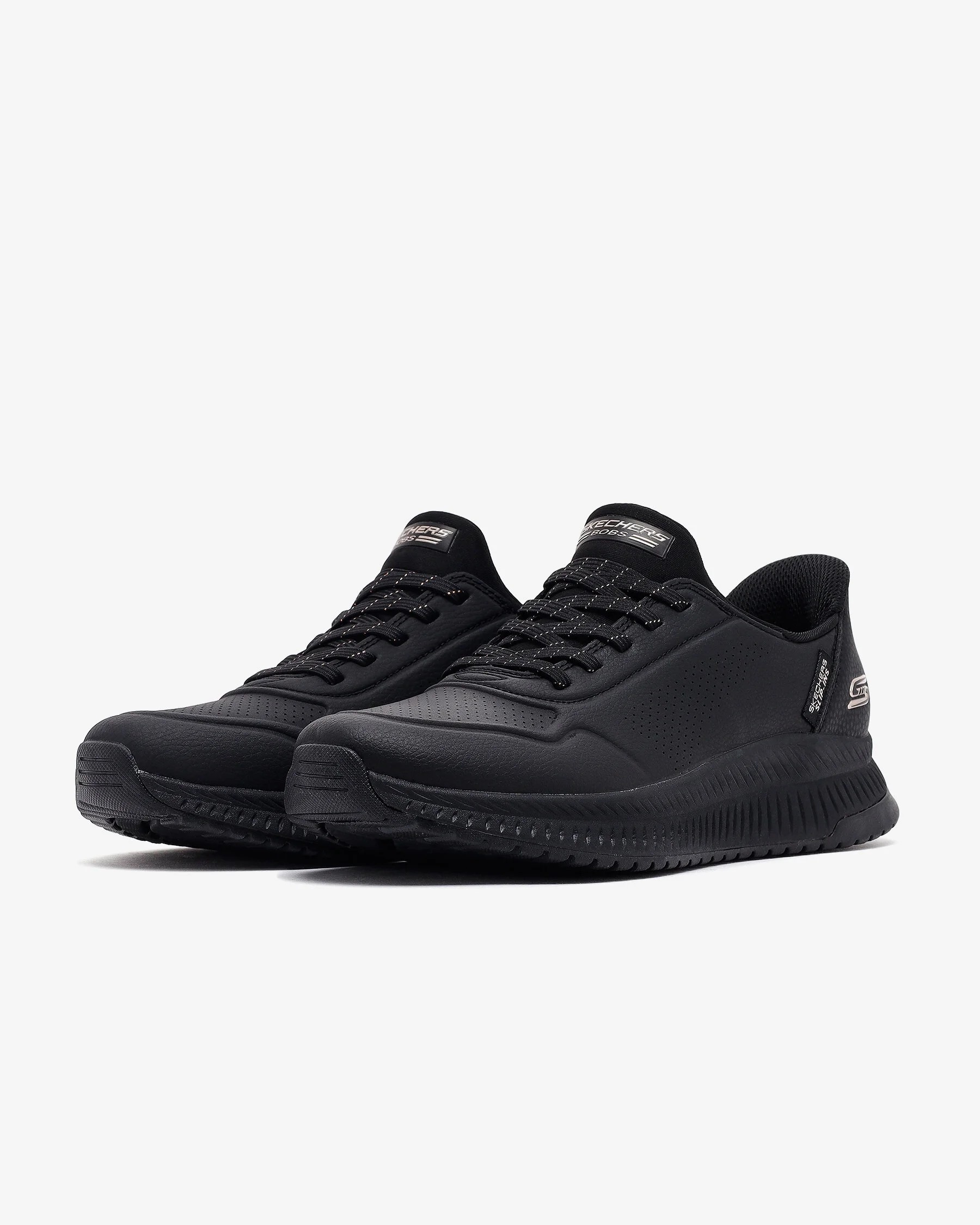 SKECHERS BOBS SQUAD 4 KEY LOOK - BLACK