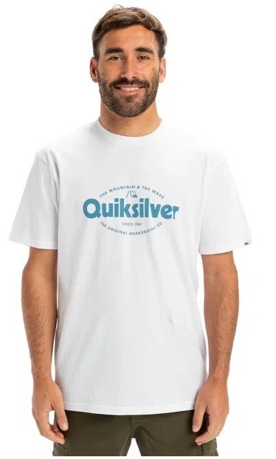 QUIKSILVER EV SHAPE ALL DAY SS - WHITE