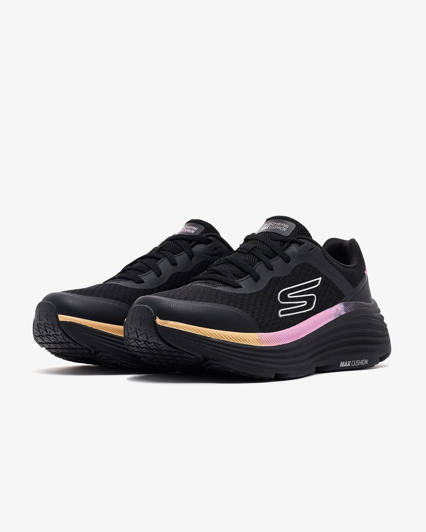 SKECHERS MAX CUSHIONING ENDEAVOUR - BLACK PINK