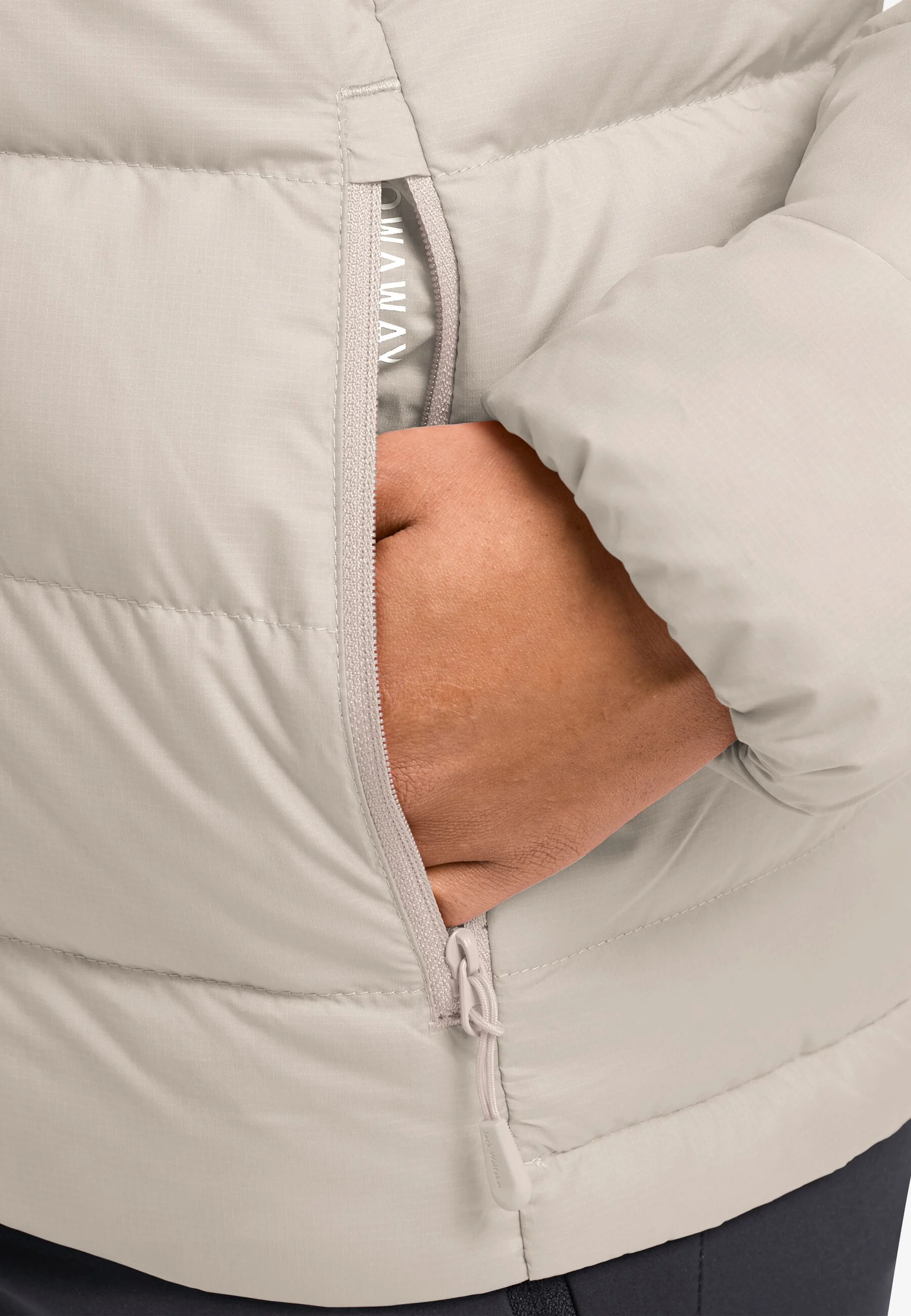 JACK WOLFSKIN ATHER DOWN HOODY W RDS