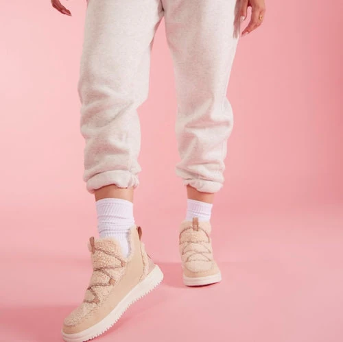 HEY DUDE CAMDEN SUEDE COZY - TAN