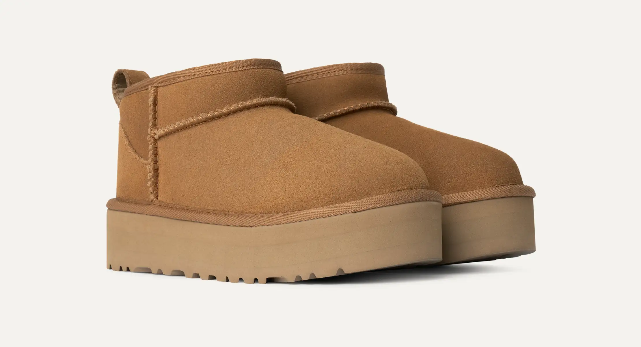 UGG K CLASSIC ULTRA MINI PLATFORM - CHESTNUT