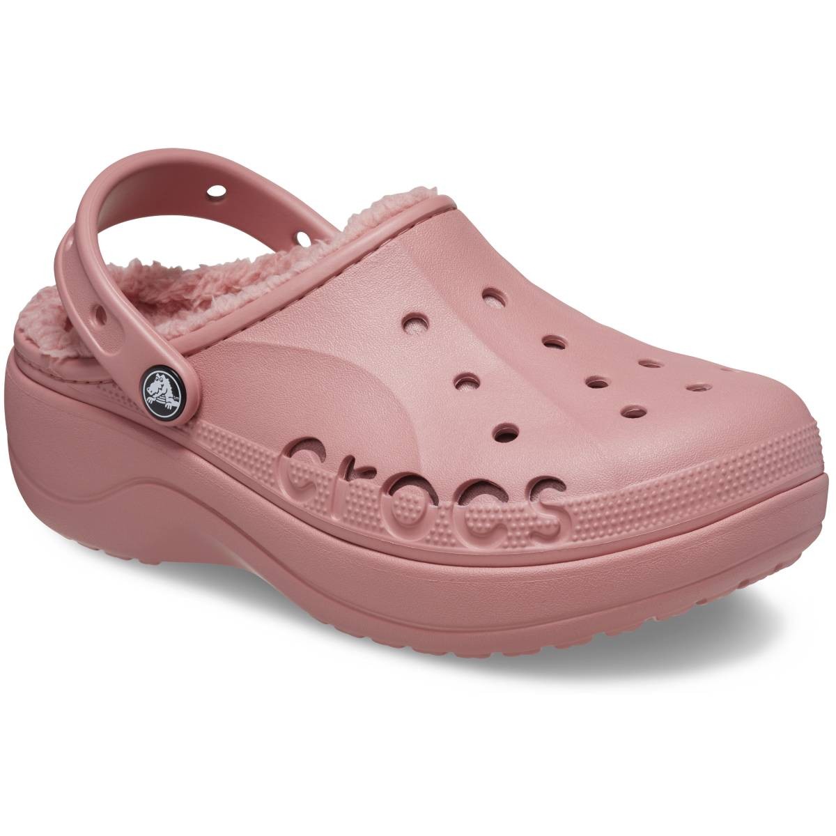 CROCS BAYA PLATFORM LINED CLOG