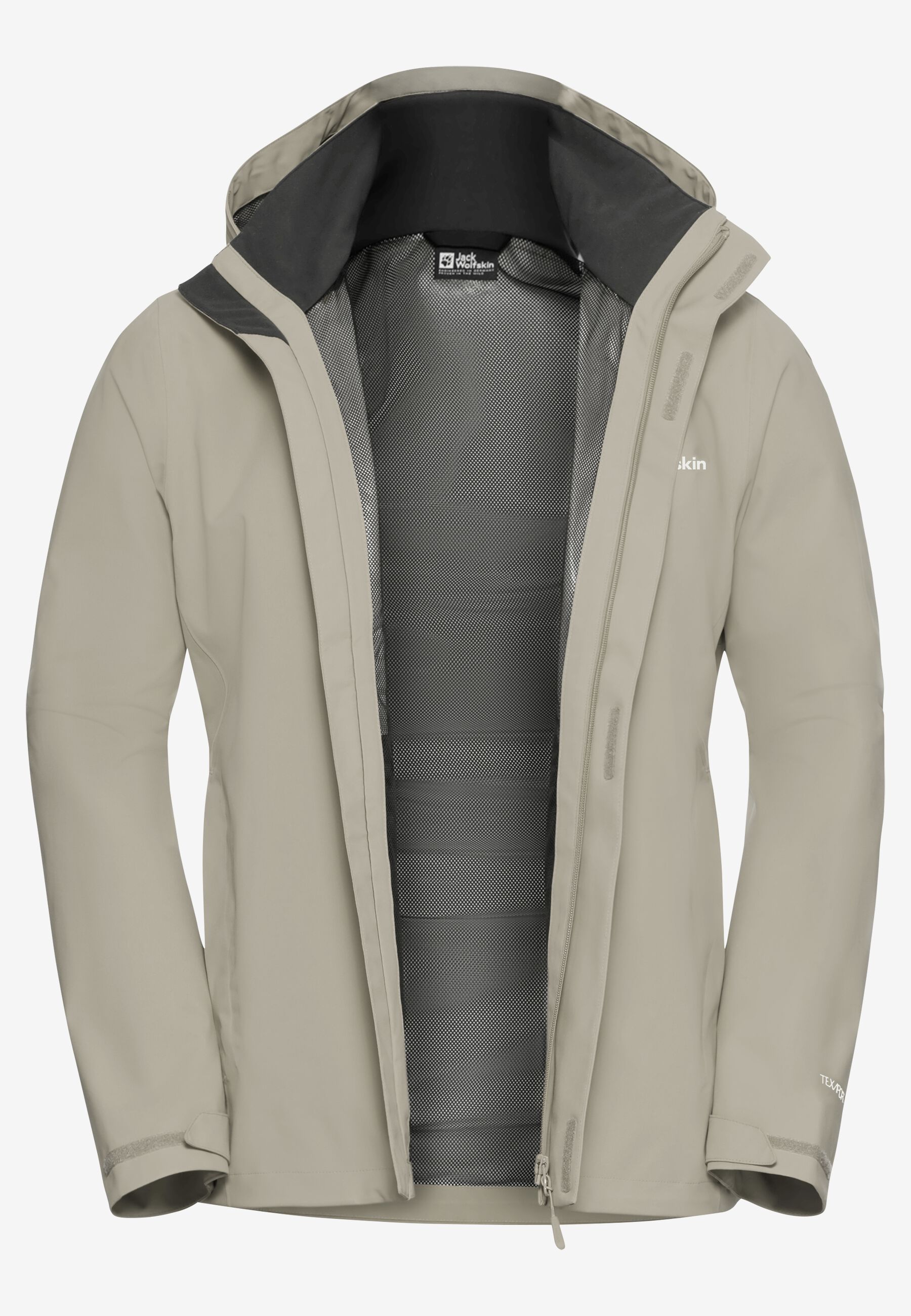 JACK WOLFSKIN TRAILTIME 2L JKT M - LINEN
