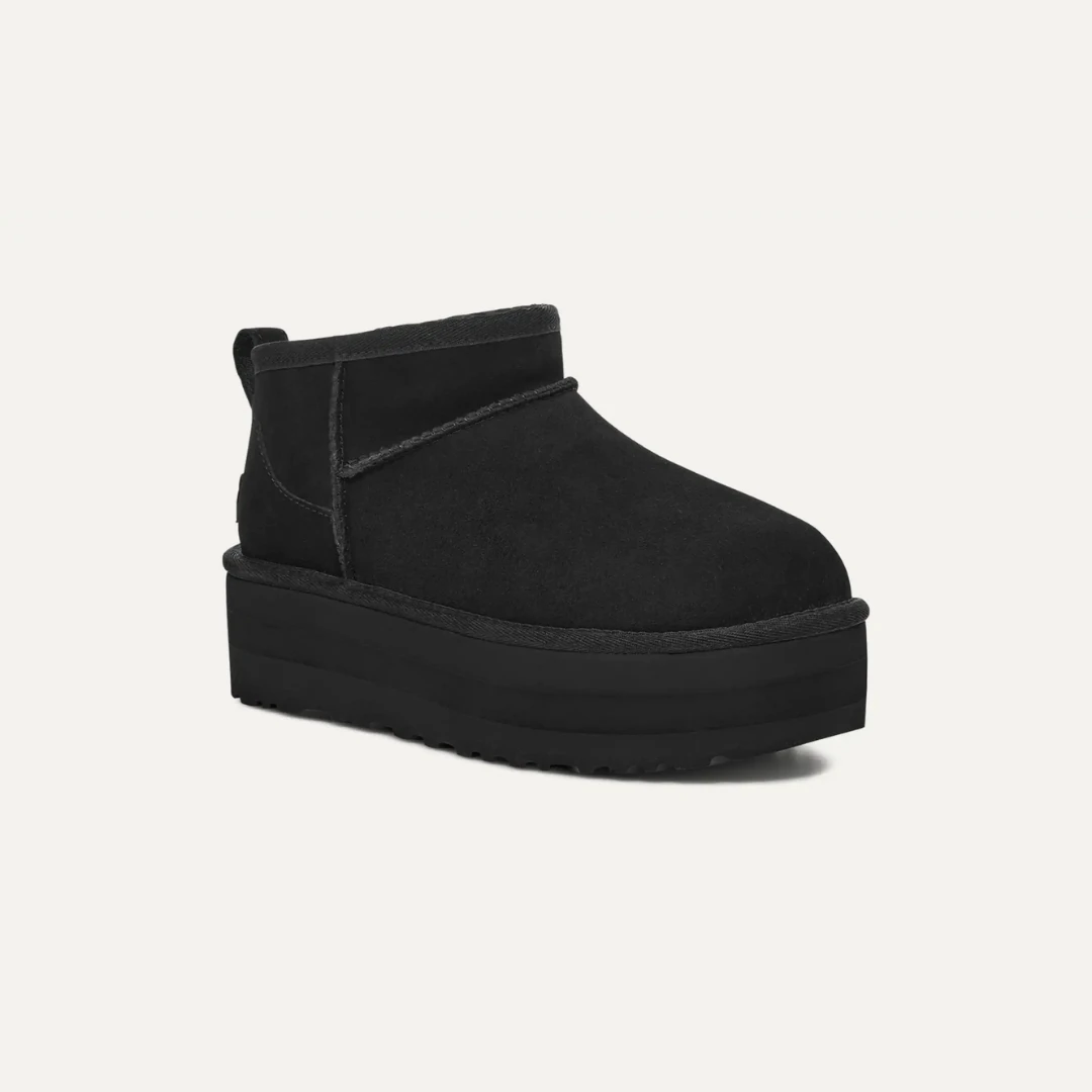 UGG W CLASSIC ULTRA MINI PLATFORM - BLACK