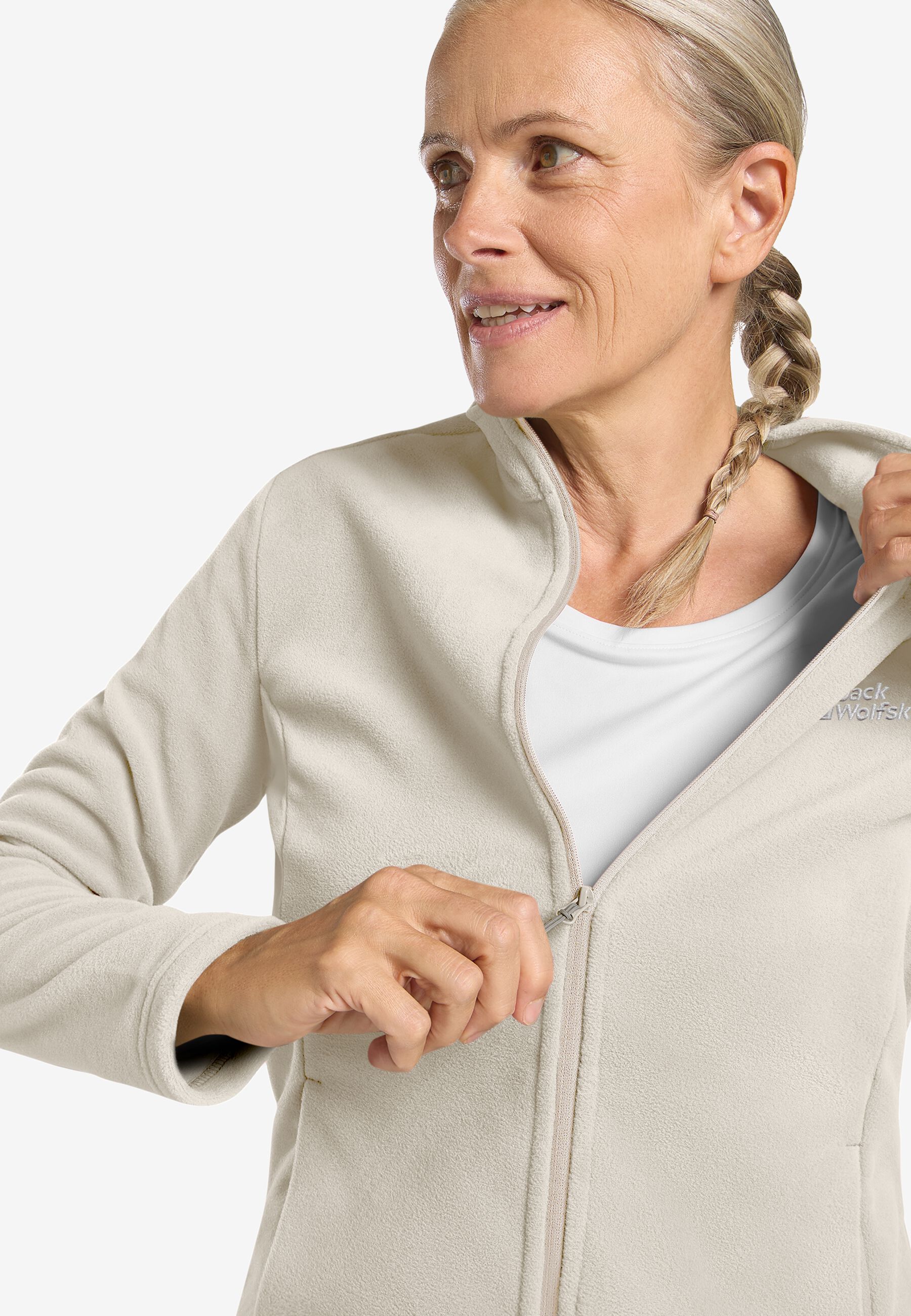 JACK WOLFSKIN TAUNUS FZ W - SAND