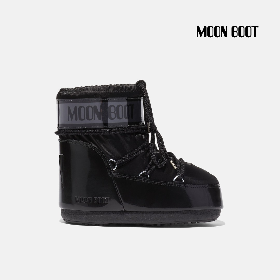 MOONBOOT ICON LOW GLANCE SATIN BOOTS